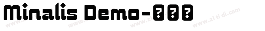 Minalis Demo字体转换